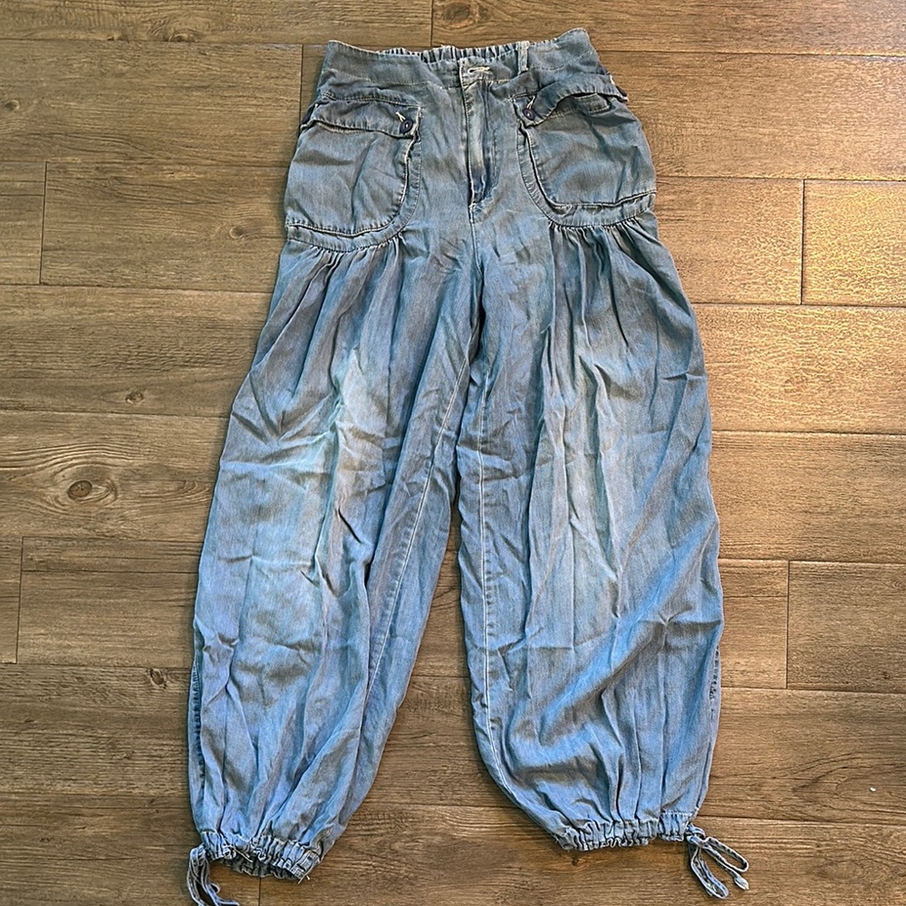 Oli & Hali Blue Drawstring Pants
